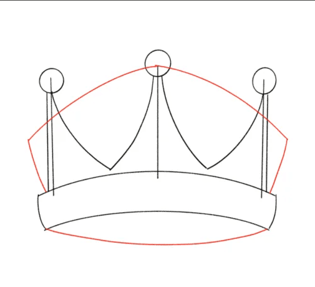 Try 6 Steps How to Draw a Crown: Be More Creative 4 how to draw a crown