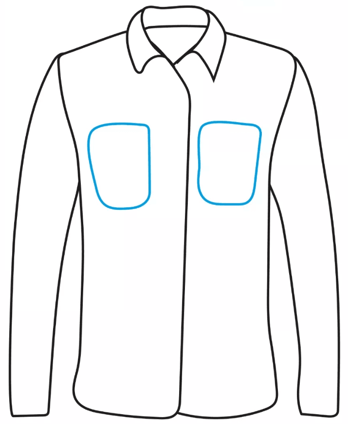 These 7 Simple Steps How to Draw a Shirt: A Beginner Guideline 6 how to draw a shirt