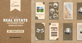 Real Estate Templates Bundle 6 real estate canva template