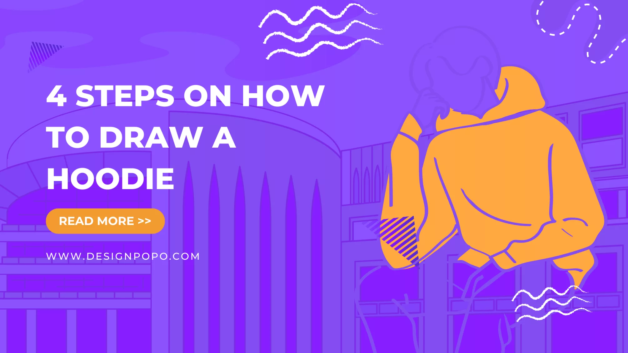 4 Steps How to Draw a Hoodie That Inspiring You! - DESIGNPOPO