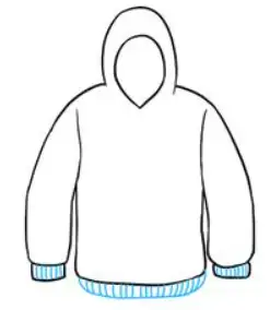 4 Steps How to Draw a Hoodie That Inspiring You! 4 how to draw a hoodie