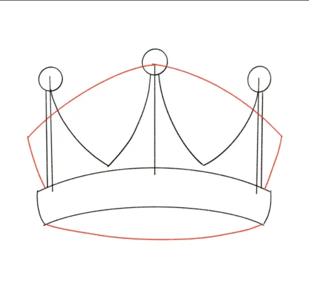Try 6 Steps How to Draw a Crown: Be More Creative 4 how to draw a crown