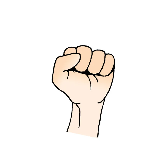 5 Steps How to Draw a Fist: Be Innovative 6 how to draw a fist