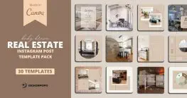 Real Estate Templates Bundle 3 real estate canva template