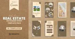 Real Estate Templates Bundle 6 real estate canva template