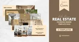 Real Estate Templates Bundle 5 real estate canva template