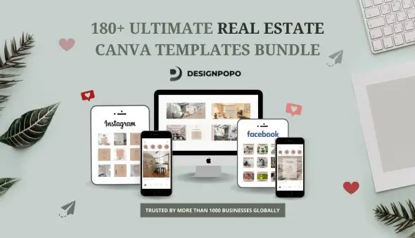 Real Estate Templates Bundle 2 real estate canva template