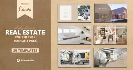 Real Estate Templates Bundle 9 real estate canva template