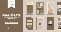 Real Estate Templates Bundle 12 real estate canva template