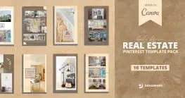 Real Estate Templates Bundle 8 real estate canva template