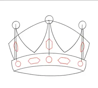 Try 6 Steps How to Draw a Crown: Be More Creative 6 how to draw a crown