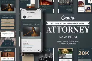 instagram templates law firm