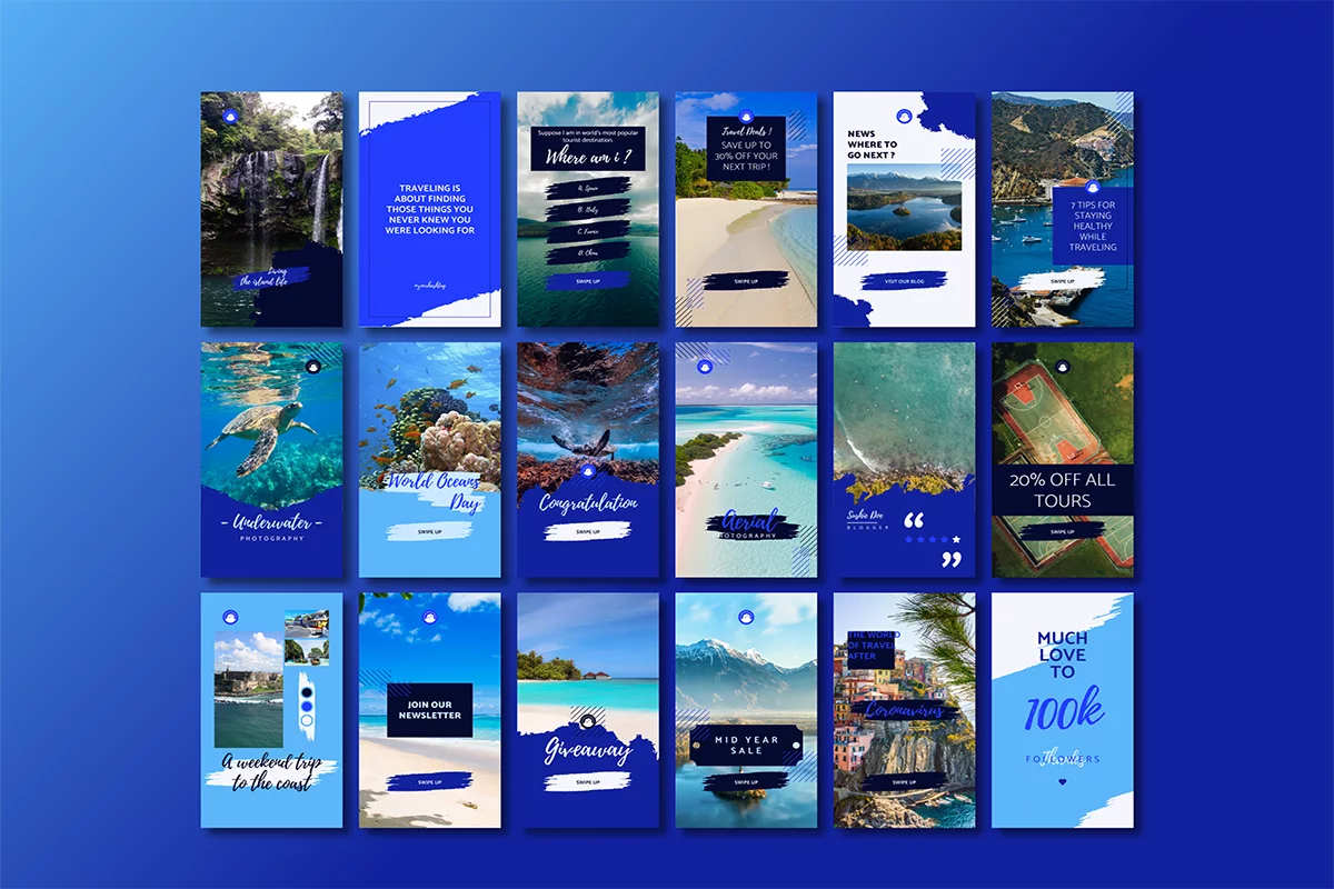 18 Best Instagram Story Templates Maldive Travel - DESIGNPOPO