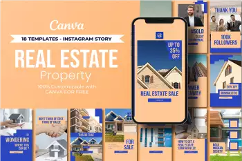 instagram story templates real estate property
