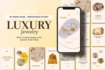 instagram story templates jewelry