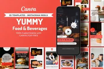 instagram reels templates yummy food