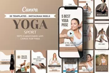 instagram reels templates yoga